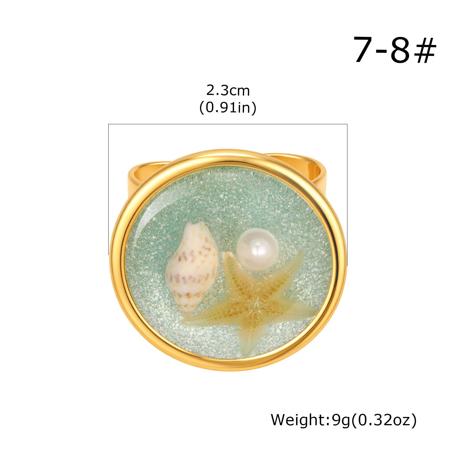 Ocean Resin Ring for Women Non-tarnish Stainless Steel Open Pink Blue Dopamine Summer Beach Jewelry Waterproof
Ocean Resin Ring for Women Non-tarnish Stainless Steel Open Pink Blue Dopamine Summer Beach Jewelry Waterproof
