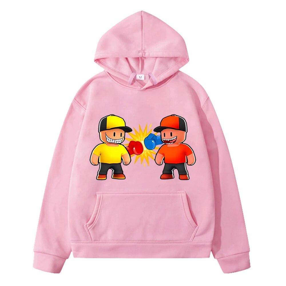 Толстовка Stumble Guys Game Kawaii, толстовка с капюшоном в стиле аниме, флисовый пуловер y2k sudadera, повседневная куртка, осенние толстовки для мальчиков, детская одежда для девочек
Толстовка Stumble Guys Game Kawaii, толстовка с капюшоном в стиле аниме, флисовый пуловер y2k sudadera, повседневная куртка, осенние толстовки для мальчиков, детская одежда для девочек