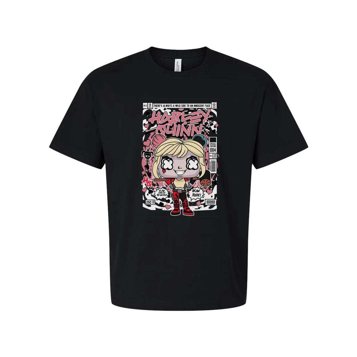 Harley Quinn Cartoon Graphic Tee Unisex Short Sleeve Shirt DC Comics Design For M
Harley Quinn Cartoon Graphic Tee Unisex Short Sleeve Shirt DC Comics Design For M