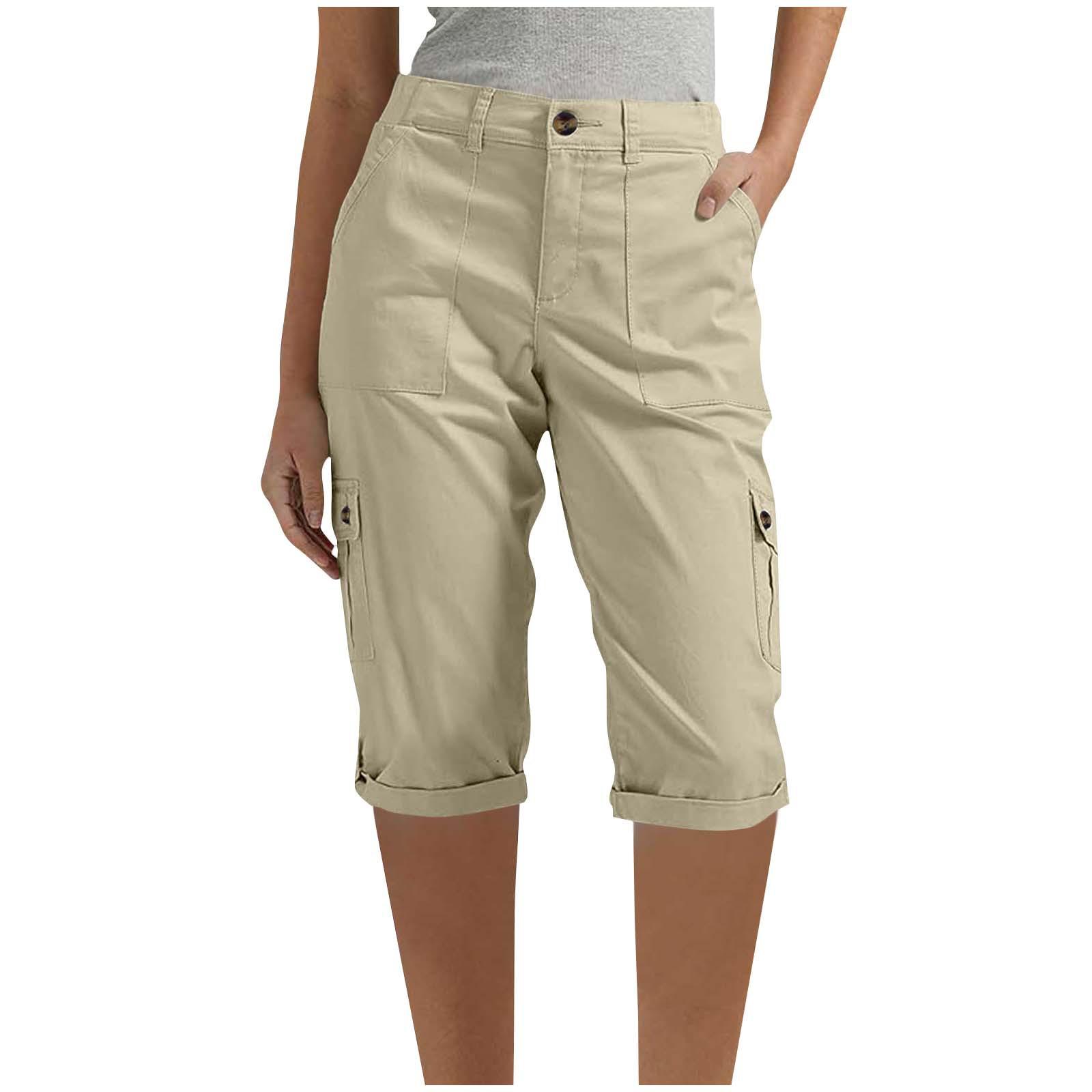 Women s Stylish Cargo Shorts Spring Summer Casual Fashion Solid Color Multi-Pocket Overalls Slim Straight Leg Five Quarter Pants M абрикосовий
Women s Stylish Cargo Shorts Spring Summer Casual Fashion Solid Color Multi-Pocket Overalls Slim Straight Leg Five Quarter Pants M абрикосовий