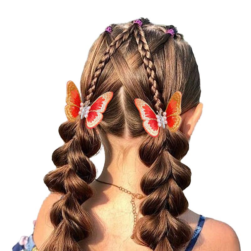 1Pair Gift Hair Accessories Duck Clips Princess Hair Clip Embroidery Headwear Pearl Butterfly Hairpin Red Bangs Side Clamp Girls
1Pair Gift Hair Accessories Duck Clips Princess Hair Clip Embroidery Headwear Pearl Butterfly Hairpin Red Bangs Side Clamp Girls