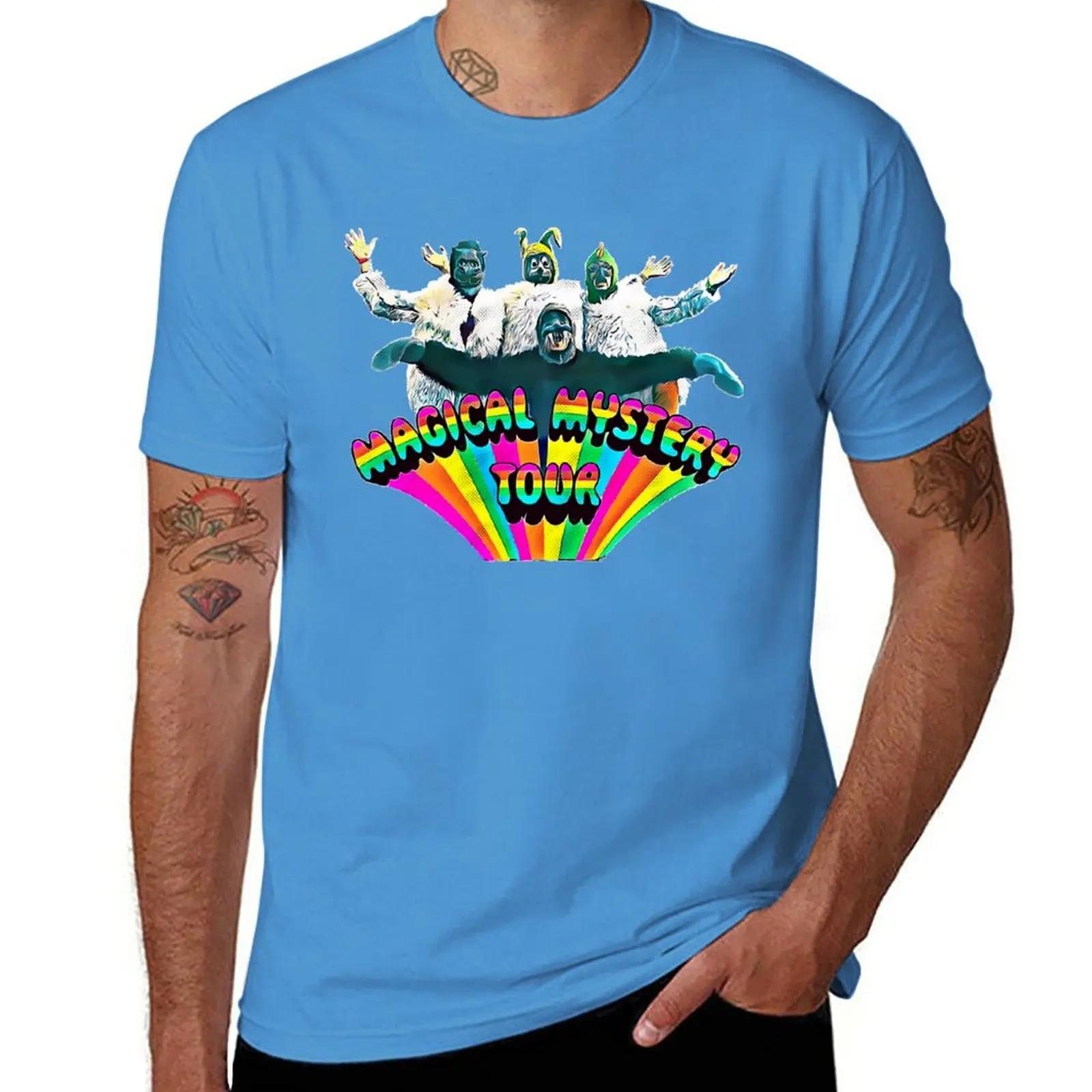 Цветная футболка с обложкой альбома Magical Mystery Tour, черная, с коротким рукавом, мужская S
Цветная футболка с обложкой альбома Magical Mystery Tour, черная, с коротким рукавом, мужская S