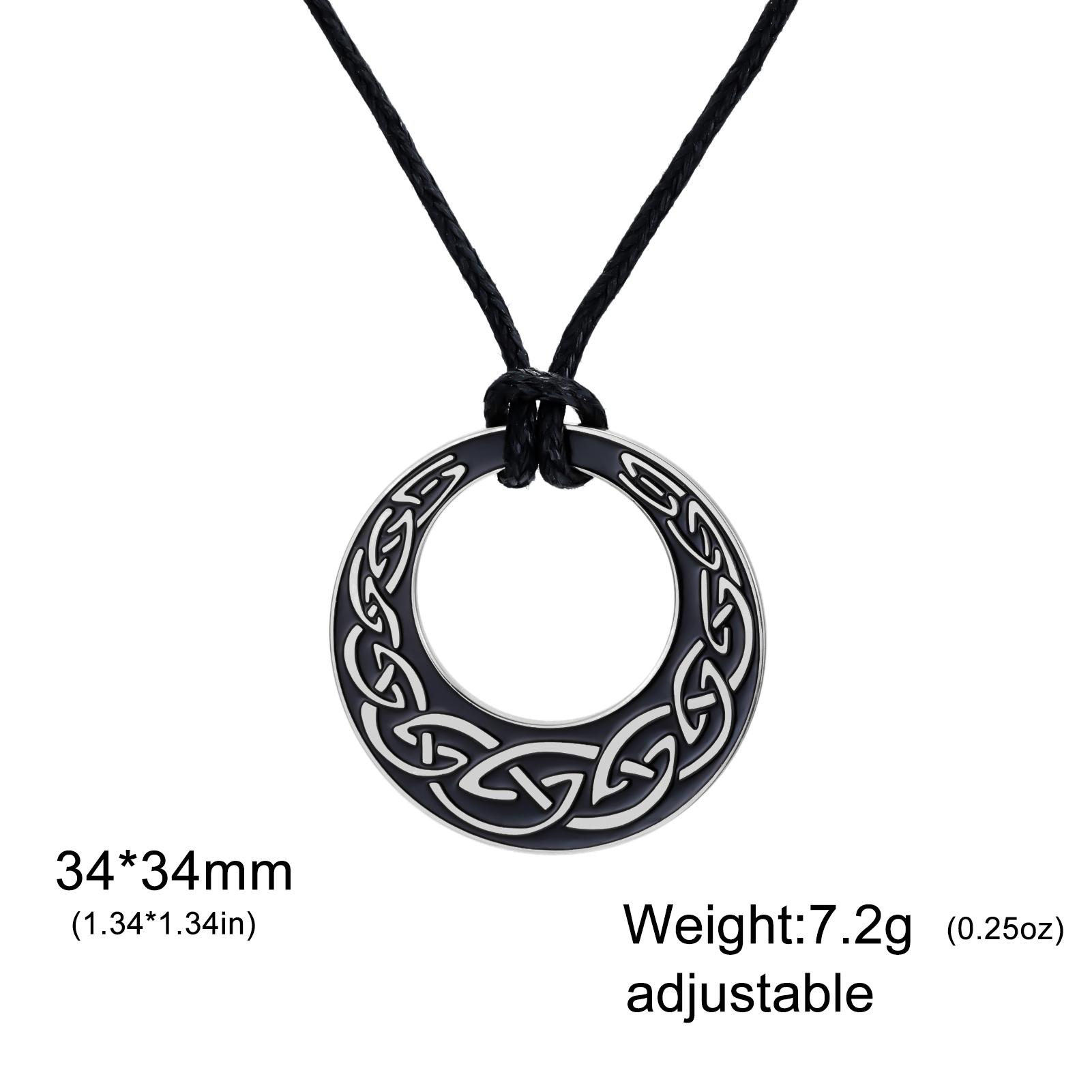 Teamer Vintage Viking Witch Knot Amulet Pendant Necklace Rope Chain Stainless Steel Chain Party Jewelry Gift Wholesale New In
Teamer Vintage Viking Witch Knot Amulet Pendant Necklace Rope Chain Stainless Steel Chain Party Jewelry Gift Wholesale New In