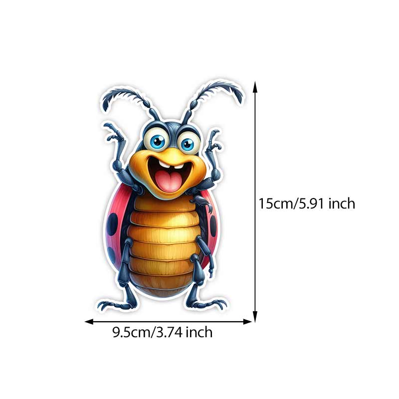 Funny Insect Car Stickers Waterproof Vinyl Decals Auto Body Window Bumper Decor Motorcycle Helmet Stickers TM288 A-15cm Longest Side
Funny Insect Car Stickers Waterproof Vinyl Decals Auto Body Window Bumper Decor Motorcycle Helmet Stickers TM288 A-15cm Longest Side