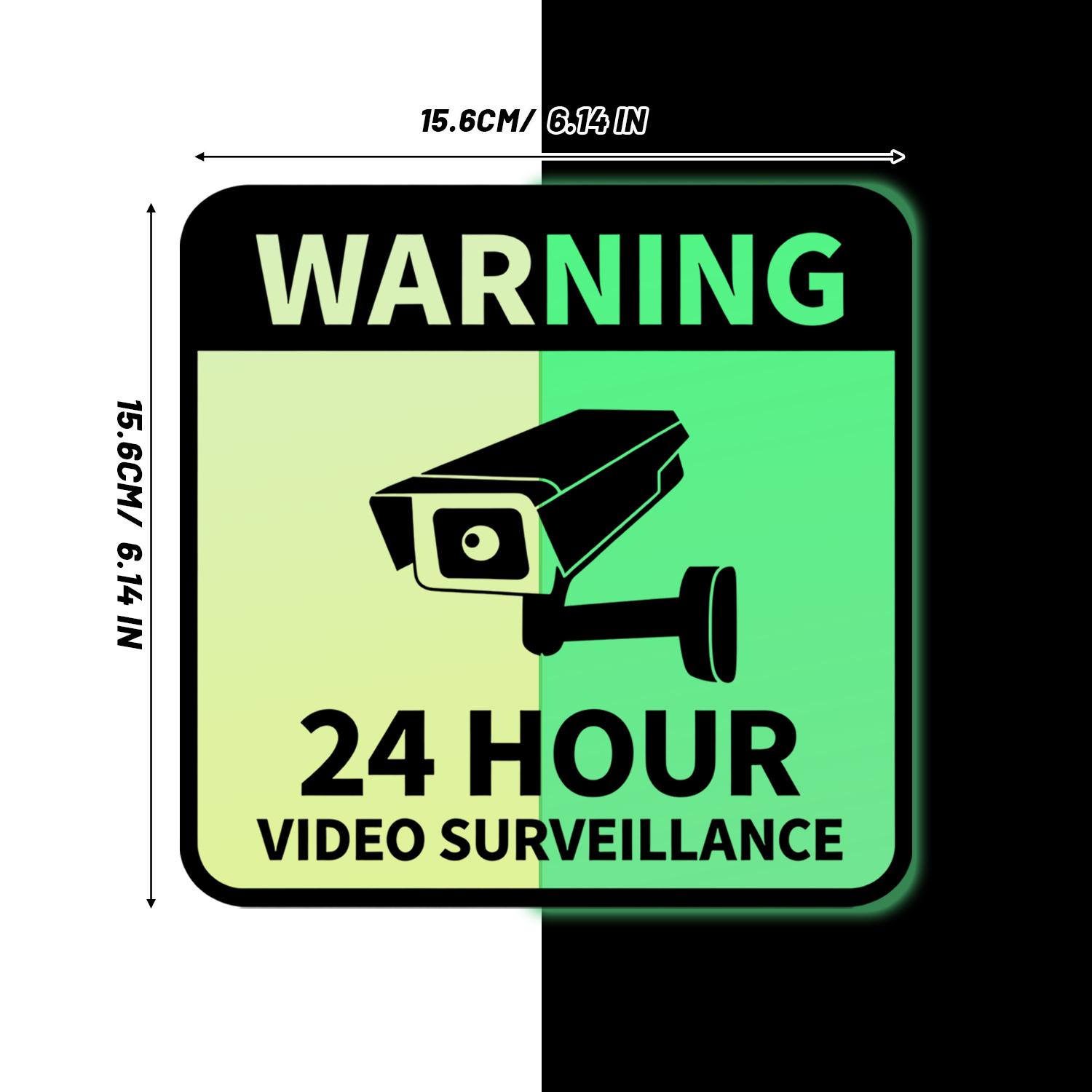 WARNING 24HOUR VIDEO SURVEILLANCE Motorcycle Glow Stickers Motorbike Front Fairing Car Window Bumper Glow-in-the-dark Decals
WARNING 24HOUR VIDEO SURVEILLANCE Motorcycle Glow Stickers Motorbike Front Fairing Car Window Bumper Glow-in-the-dark Decals