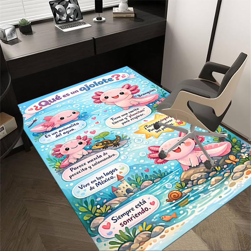 1PC Axolotl Water Non-Slip Floor carpet, Office, family, bedroom, Studio - Large Area Rug, Vibrant Colors, Longlasting Material-X424 60cm by 90cm
1PC Axolotl Water Non-Slip Floor carpet, Office, family, bedroom, Studio - Large Area Rug, Vibrant Colors, Longlasting Material-X424 60cm by 90cm