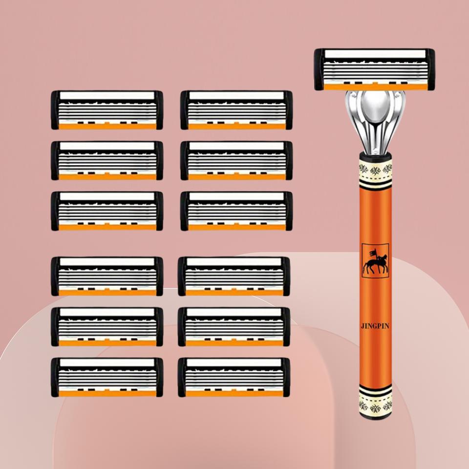 Shaver Brand New Design Razor Shaving Six Layer Shaver Reusable Razor Imported Blade Multi Tool Head Change
Shaver Brand New Design Razor Shaving Six Layer Shaver Reusable Razor Imported Blade Multi Tool Head Change