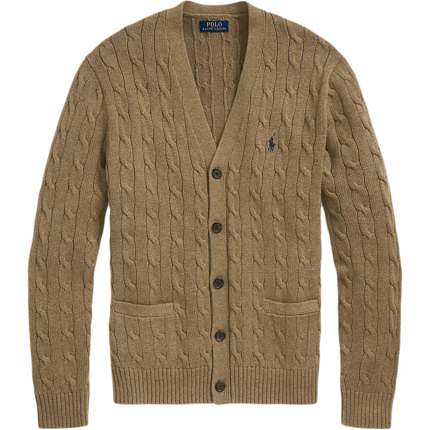 Polo Ralph Lauren FW24 Small Pony Logo Embroidered Twisted Knit Cardigan Men cardigans Brown MNPOSWE16821742-200 S
Polo Ralph Lauren FW24 Small Pony Logo Embroidered Twisted Knit Cardigan Men cardigans Brown MNPOSWE16821742-200 S
