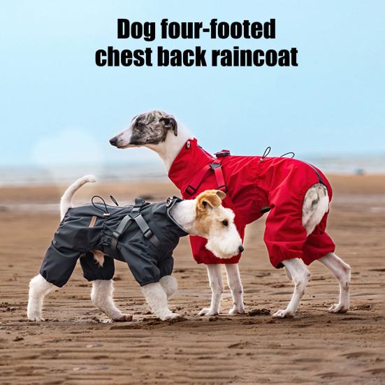 Dog Raincoat with Harness for Small Medium Dogs Adjustable Dog Rain Jacket Waterproof Puppy 4 Legs Raincoat with Reflective Strip 2XL
Dog Raincoat with Harness for Small Medium Dogs Adjustable Dog Rain Jacket Waterproof Puppy 4 Legs Raincoat with Reflective Strip 2XL