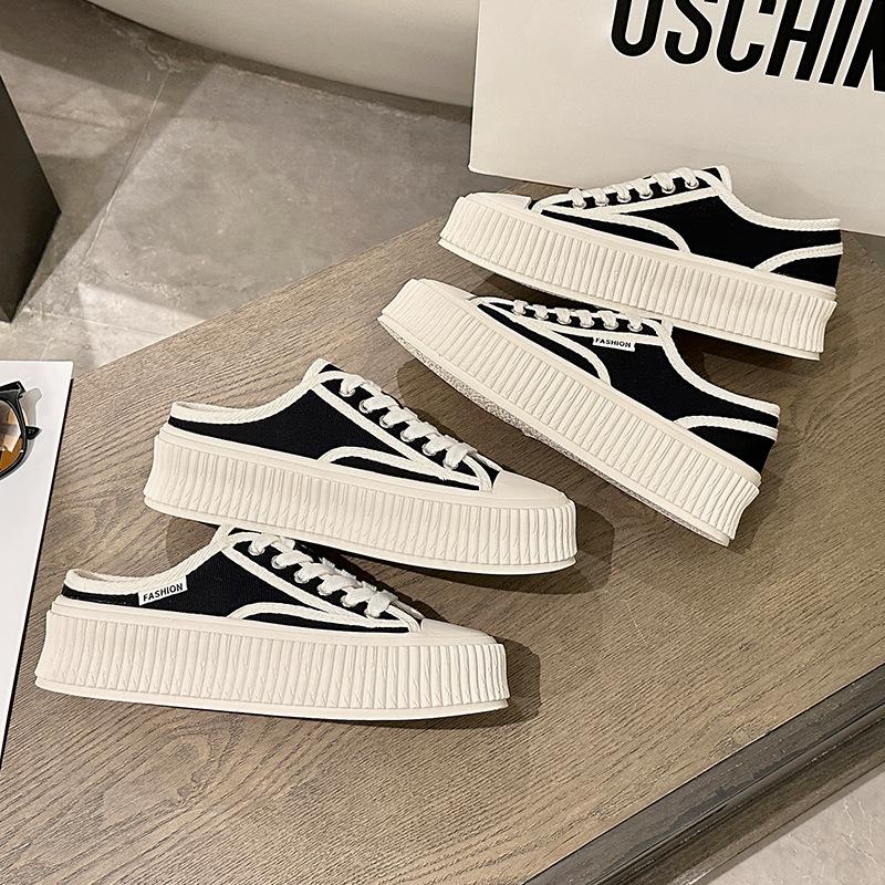 Thick-soled Canvas Shoes Women s New Baotou Sandals and Slippers Small Fragrance Biscuit Shoes All-match Casual Women s Shoes
Thick-soled Canvas Shoes Women s New Baotou Sandals and Slippers Small Fragrance Biscuit Shoes All-match Casual Women s Shoes