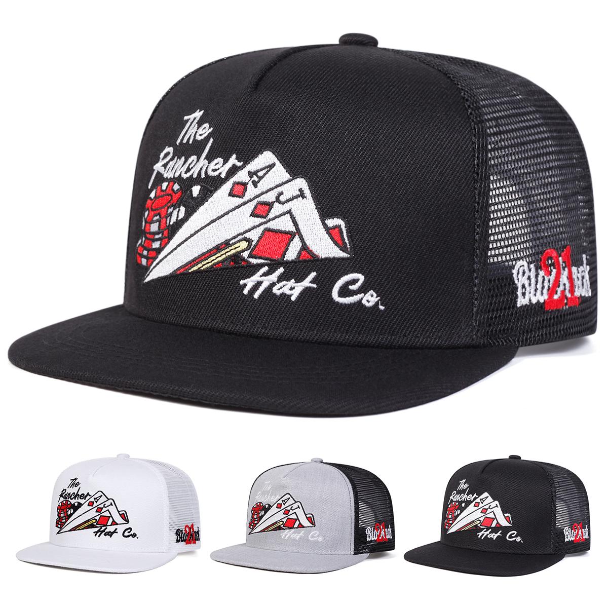 Unisex Poker Embroidery Baseball Net Hats Spring Summer Outdoor Adjustable Casual Hip-hop Trucker Caps Sunscreen Hat сірий
Unisex Poker Embroidery Baseball Net Hats Spring Summer Outdoor Adjustable Casual Hip-hop Trucker Caps Sunscreen Hat сірий