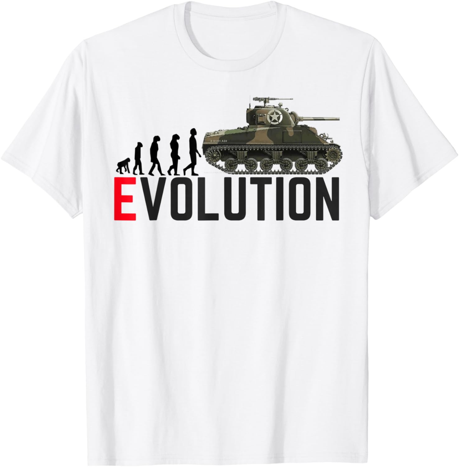 Funny Evolution WWII US Army M4 Sherman Tank TShirt 100 Cotton ONeck Short Sleeve Summer Casual Mens Tshirt Streetwear S
Funny Evolution WWII US Army M4 Sherman Tank TShirt 100 Cotton ONeck Short Sleeve Summer Casual Mens Tshirt Streetwear S