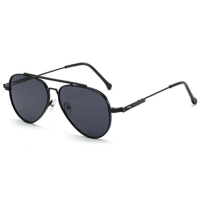 Minimalist Metal Double Bridge Sunglasses Pilot Silhouette Versatile Elegant Sun Protection Glasses 2106 чорний
Minimalist Metal Double Bridge Sunglasses Pilot Silhouette Versatile Elegant Sun Protection Glasses 2106 чорний