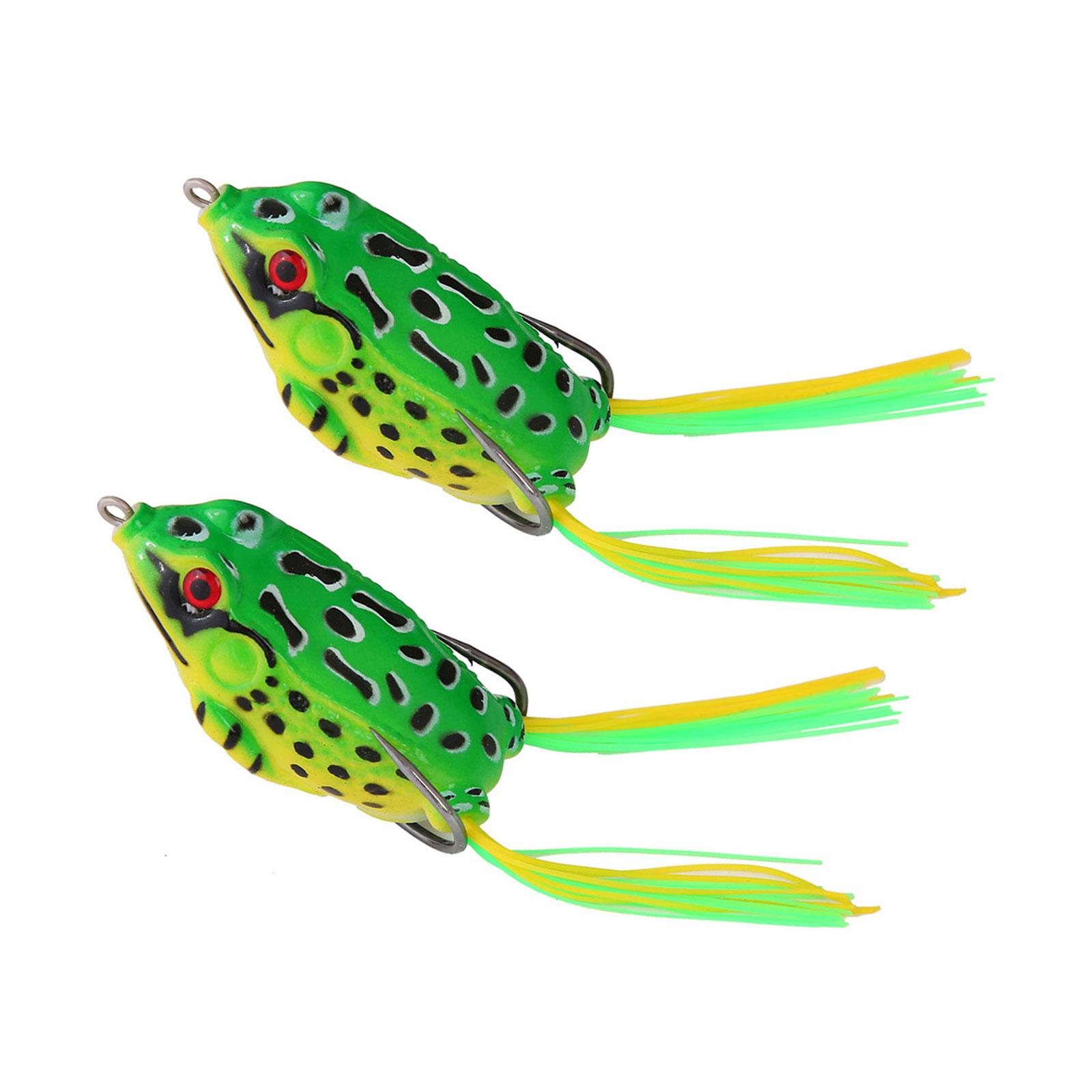 2Pcs Soft Silicone Fishing Baits Simulated Frog Fishing Lure with Hooks Crankbait Tackle Crank Baits Fishing Tackle XL
2Pcs Soft Silicone Fishing Baits Simulated Frog Fishing Lure with Hooks Crankbait Tackle Crank Baits Fishing Tackle XL