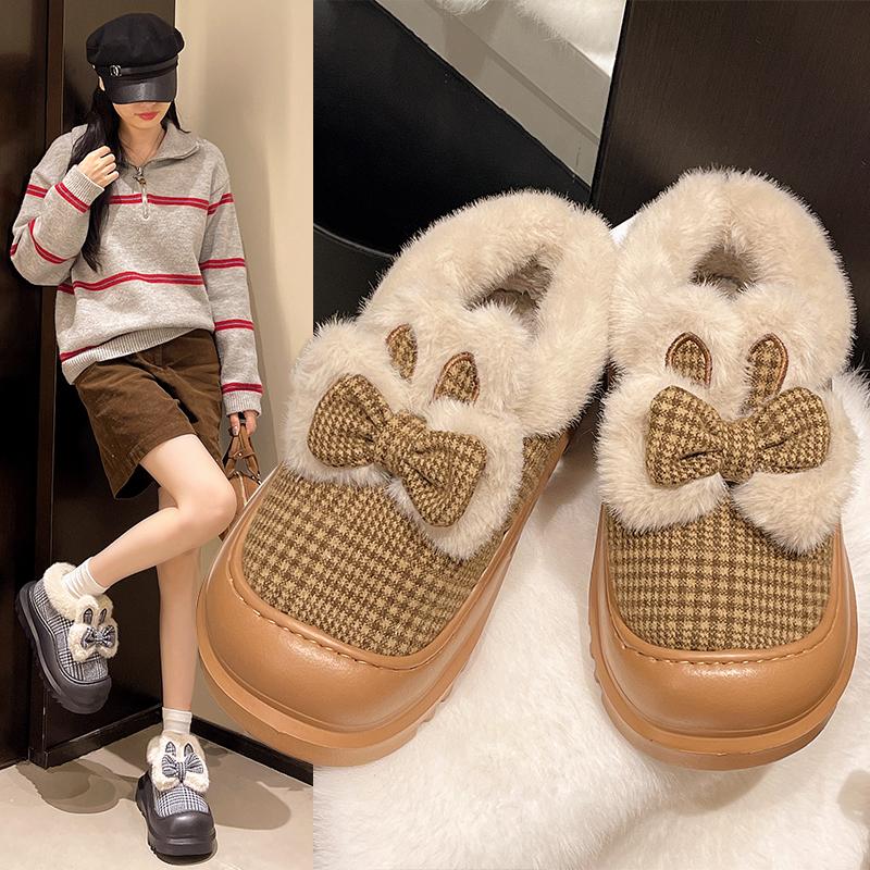 Women s Winter Cute Bow Platform Plus Fleece Warm Non-slip Outer Wear Plush Cotton Shoes 36 хаки
Women s Winter Cute Bow Platform Plus Fleece Warm Non-slip Outer Wear Plush Cotton Shoes 36 хаки
