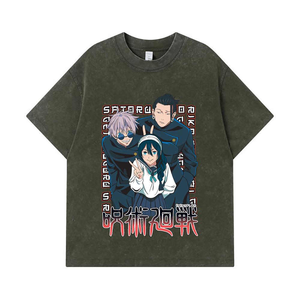 275 GSM Washed T-shirts 100% Cotton Jujutsu Kaisen V40 Print Unisex Heavy Cotton T Shirt S армия зеленый
275 GSM Washed T-shirts 100% Cotton Jujutsu Kaisen V40 Print Unisex Heavy Cotton T Shirt S армия зеленый