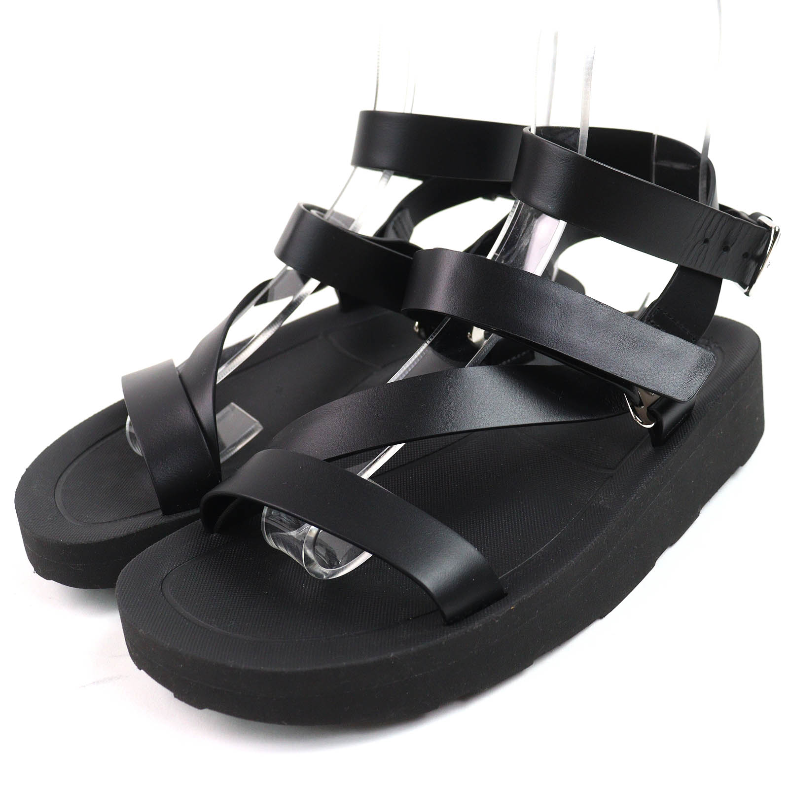 HERMES Sandals Galaxy H Diama Leather Strap black Women 37.5 231162Z Used
HERMES Sandals Galaxy H Diama Leather Strap black Women 37.5 231162Z Used