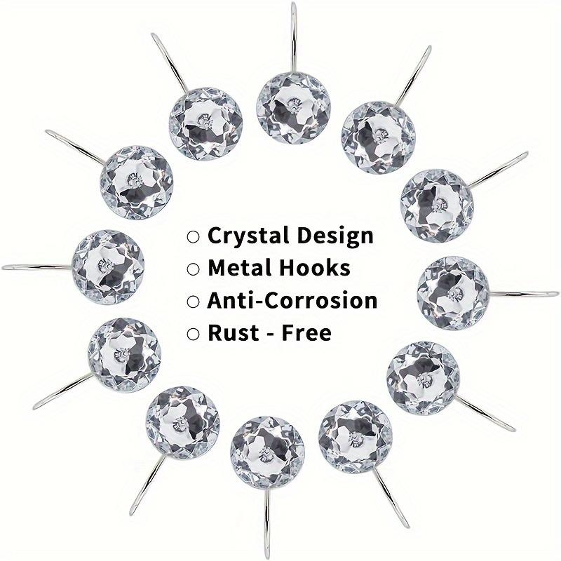 1 Set/12pcs Silver Shower Curtain Hook Rings | White Metal, Rust-proof, for Shower Curtain Liners 12pcs
1 Set/12pcs Silver Shower Curtain Hook Rings | White Metal, Rust-proof, for Shower Curtain Liners 12pcs