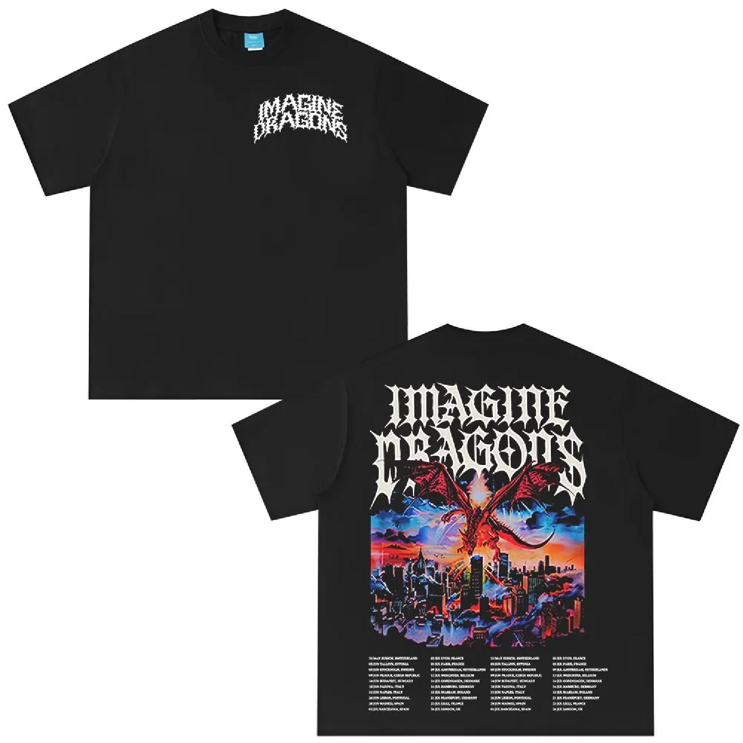 Imagine Dragons Band Loom World Tour 2025 T Shirt Men Women Clothing Hip Hop Rock Punk T-shirt Casual Cotton Oversized T-shirts S чёрный
Imagine Dragons Band Loom World Tour 2025 T Shirt Men Women Clothing Hip Hop Rock Punk T-shirt Casual Cotton Oversized T-shirts S чёрный