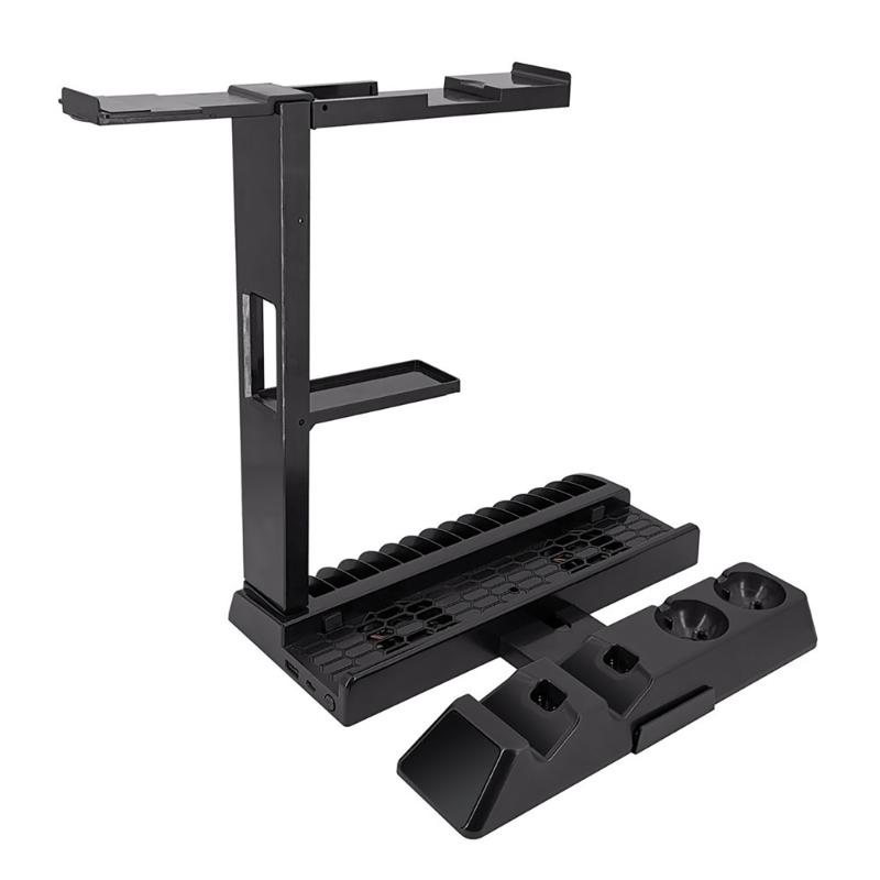 Host Cooling Fan Stand Console Base for Slim o PS VR with Controller Charger Station Headset Game Cartridge Holder
Host Cooling Fan Stand Console Base for Slim o PS VR with Controller Charger Station Headset Game Cartridge Holder