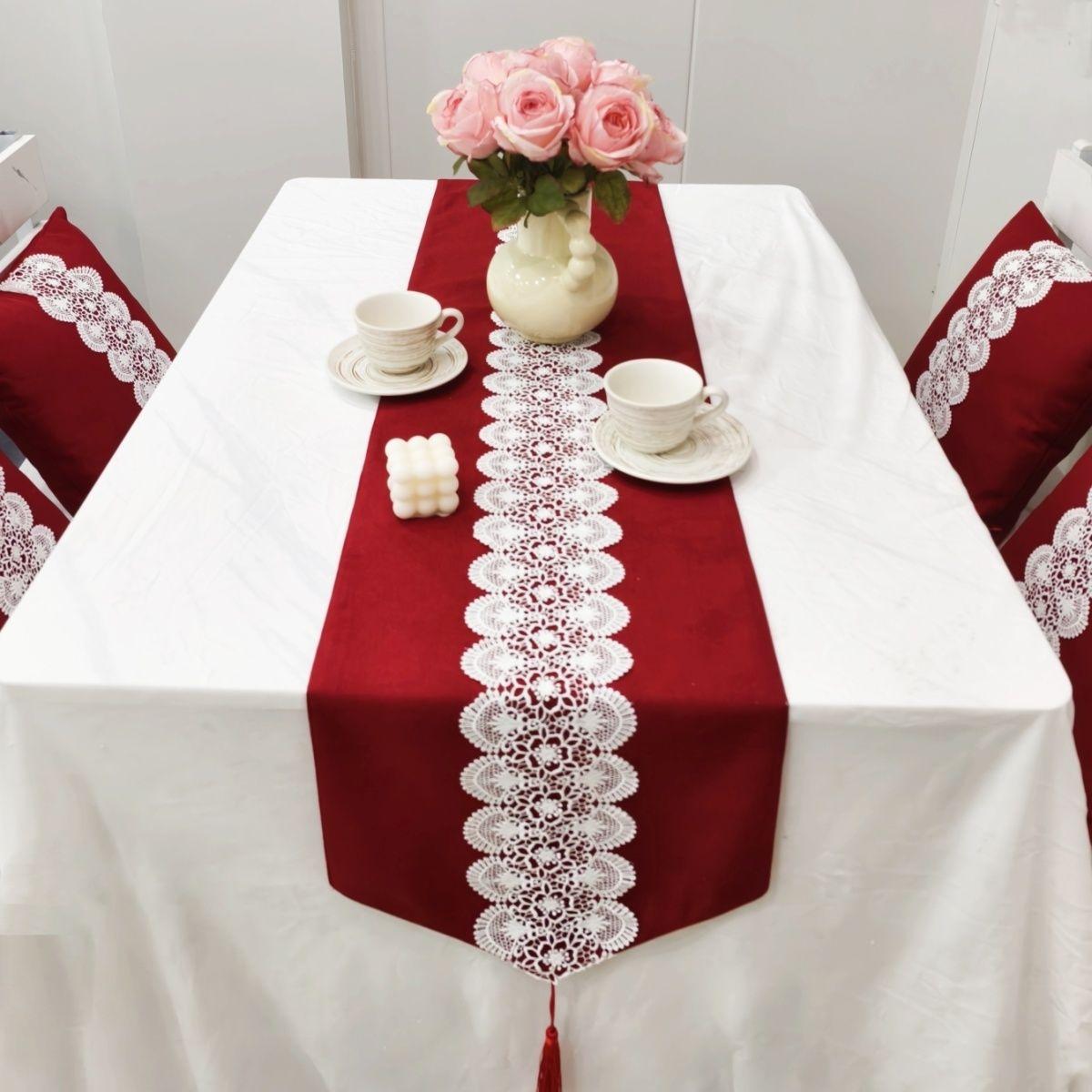 Red Tablecloth Simple Table Flag Happy Words Light Luxury Tea Flag Tassel Tassel New Style 35-100cm
Red Tablecloth Simple Table Flag Happy Words Light Luxury Tea Flag Tassel Tassel New Style 35-100cm