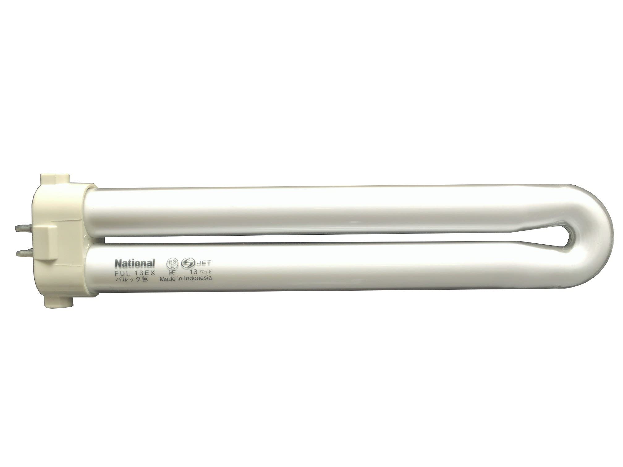 Panasonic U-shaped fluorescent lamp 13W Parlook color 3 wavelength daylight white FUL13EX
Panasonic U-shaped fluorescent lamp 13W Parlook color 3 wavelength daylight white FUL13EX
