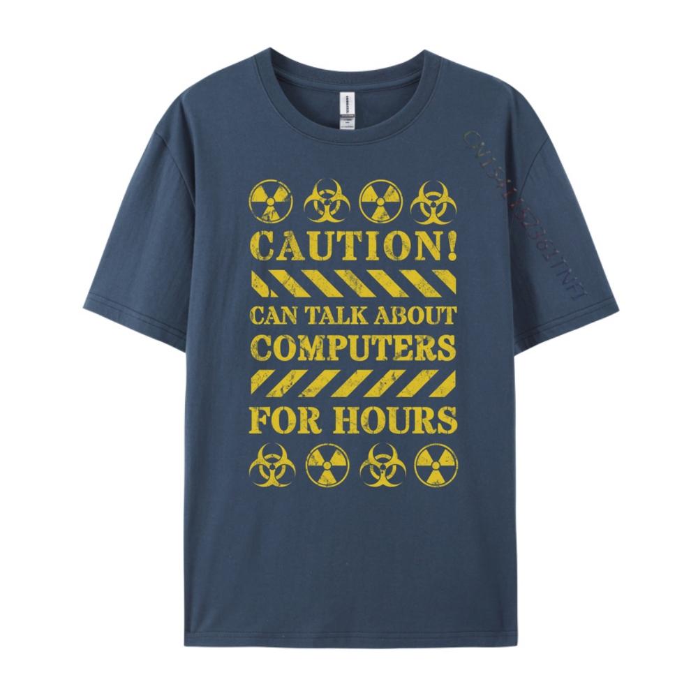 Caution Can Talk About Computers For Hours Computers Plain Shirt Original Mens T-Shirts Punk Style Casual 4XL
Caution Can Talk About Computers For Hours Computers Plain Shirt Original Mens T-Shirts Punk Style Casual 4XL
