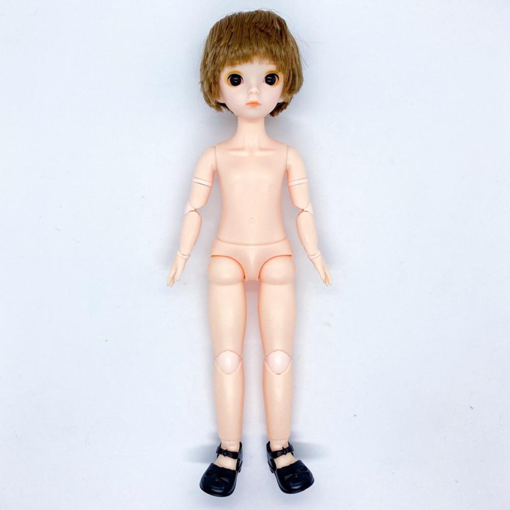 With Hair Boys Dolls Toy 3D Eyes Bjd Joints Doll Girls Toy 1/6 BJD Doll Kids Toys blond hair
With Hair Boys Dolls Toy 3D Eyes Bjd Joints Doll Girls Toy 1/6 BJD Doll Kids Toys blond hair