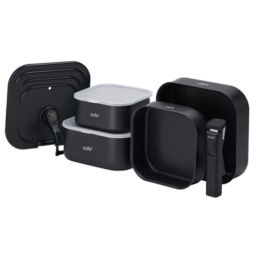 Doshisha Square Frying Pan Sutto Fry Pan Set, 8 Pieces, Induction Compatible, Gas Fire Compatible, Removable, Selectable Sutto Series, Black
Doshisha Square Frying Pan Sutto Fry Pan Set, 8 Pieces, Induction Compatible, Gas Fire Compatible, Removable, Selectable Sutto Series, Black