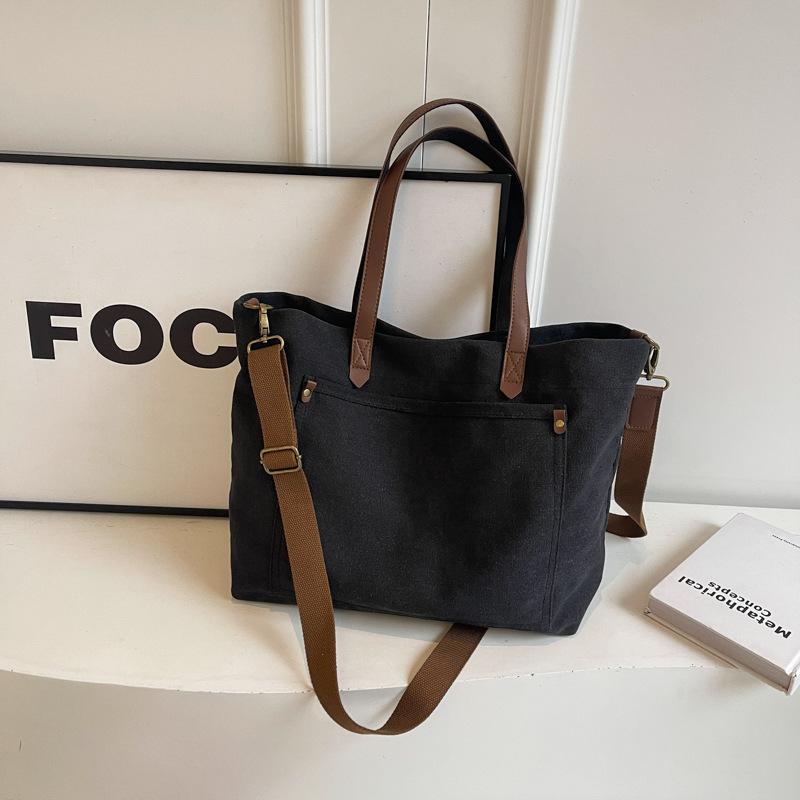 Холщовая сумка женская большой вместимости новая универсальная простая сумка-мессенджер повседневная для учебы и работы сумка-тоут чёрный
Холщовая сумка женская большой вместимости новая универсальная простая сумка-мессенджер повседневная для учебы и работы сумка-тоут чёрный