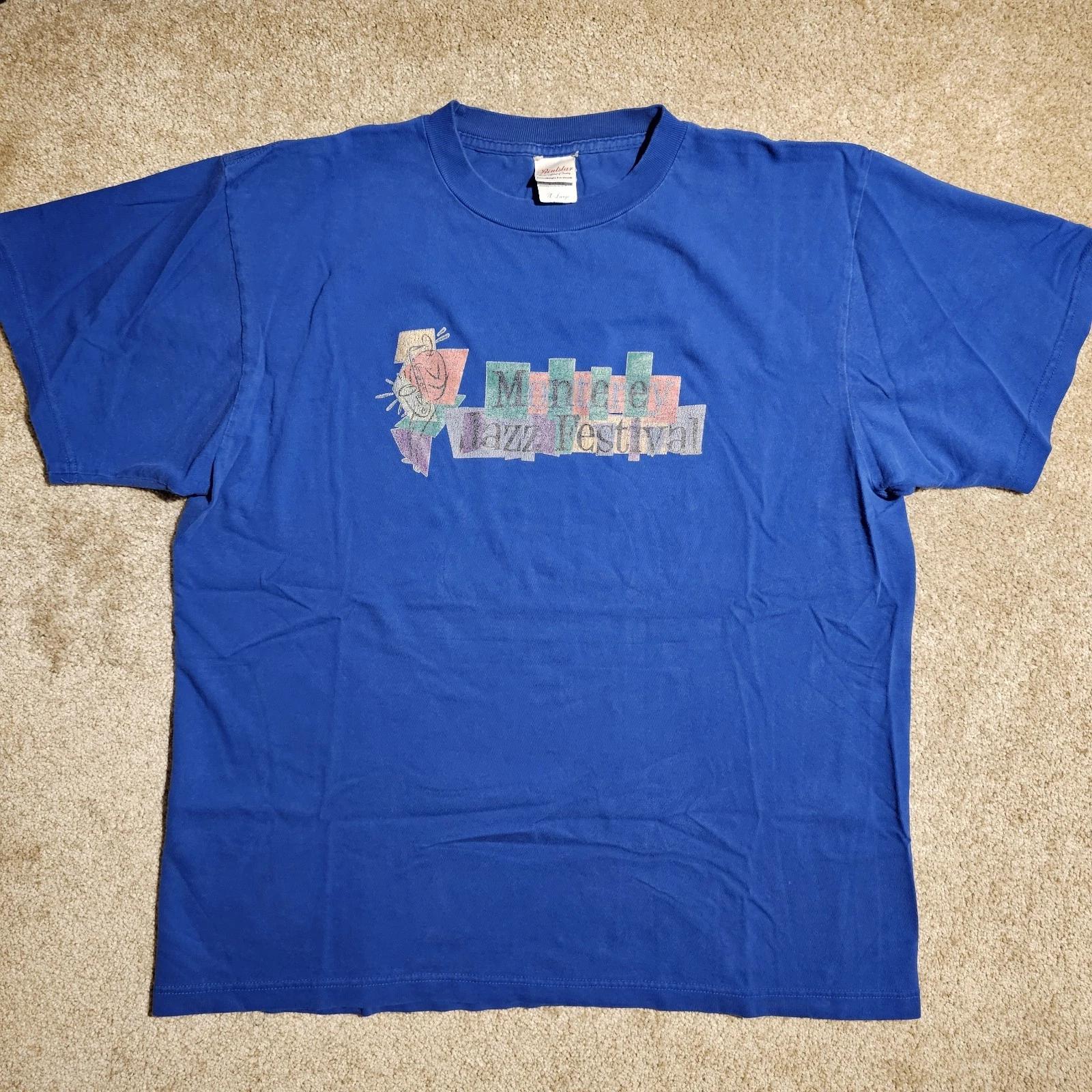 Vintage 90s Monterey Jazz Festival XL Blue T-shirt Skate Faded Tourist Grunge M
Vintage 90s Monterey Jazz Festival XL Blue T-shirt Skate Faded Tourist Grunge M