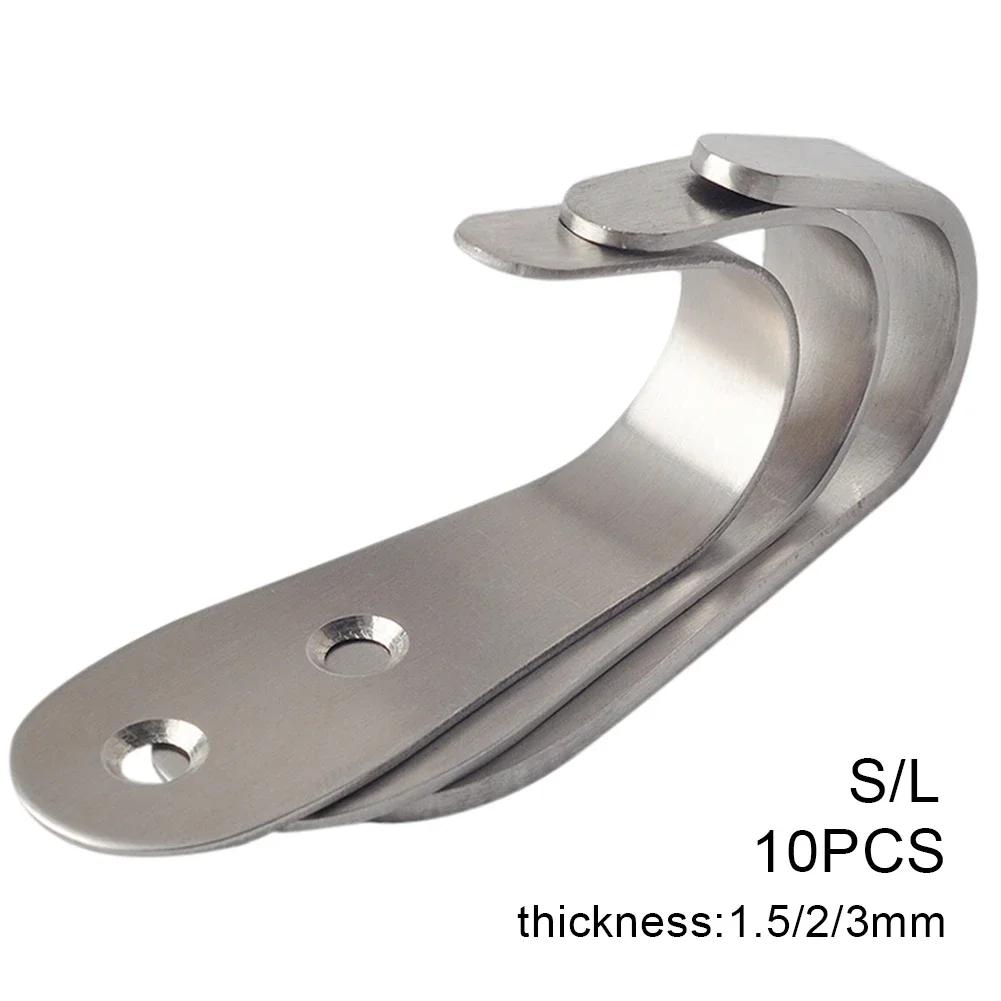 10Pcs Wall Hook Coat Hanger Modern Stainless Steel Heavy Duty Single Coat Hanger Wall Mounted Showel Towel Robe Hanger For Home
10Pcs Wall Hook Coat Hanger Modern Stainless Steel Heavy Duty Single Coat Hanger Wall Mounted Showel Towel Robe Hanger For Home