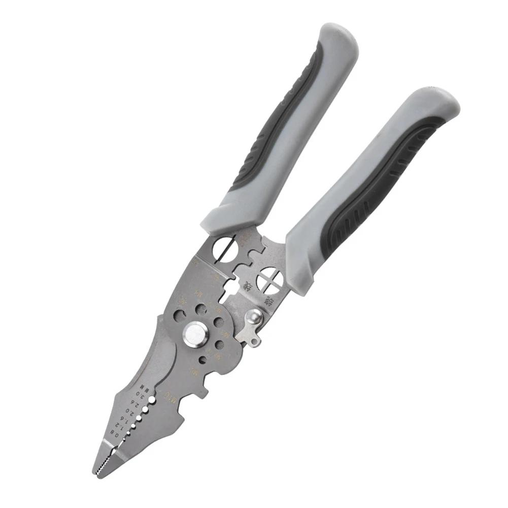 Wire Stripper Decrustation Pliers Adjustable Electrical Wire Stripping Tool Non-slip Wire Stripper Crimper for Electrical Cable
Wire Stripper Decrustation Pliers Adjustable Electrical Wire Stripping Tool Non-slip Wire Stripper Crimper for Electrical Cable
