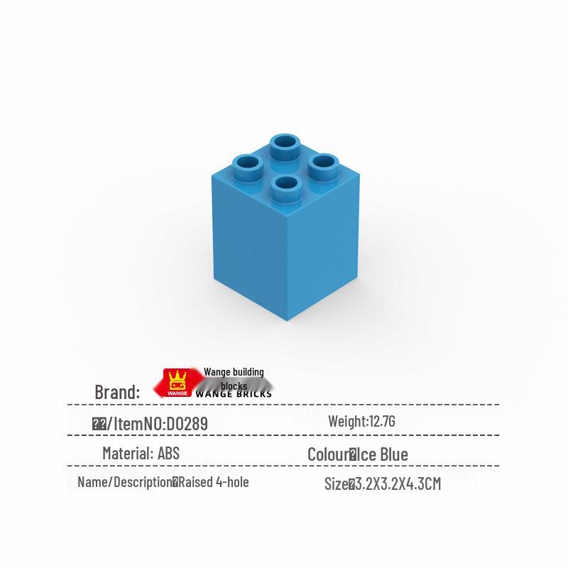 Wange Educational Building Blocks for Boys Ages 2-6, Large Interlocking Bricks with 4 Holes
Wange Educational Building Blocks for Boys Ages 2-6, Large Interlocking Bricks with 4 Holes