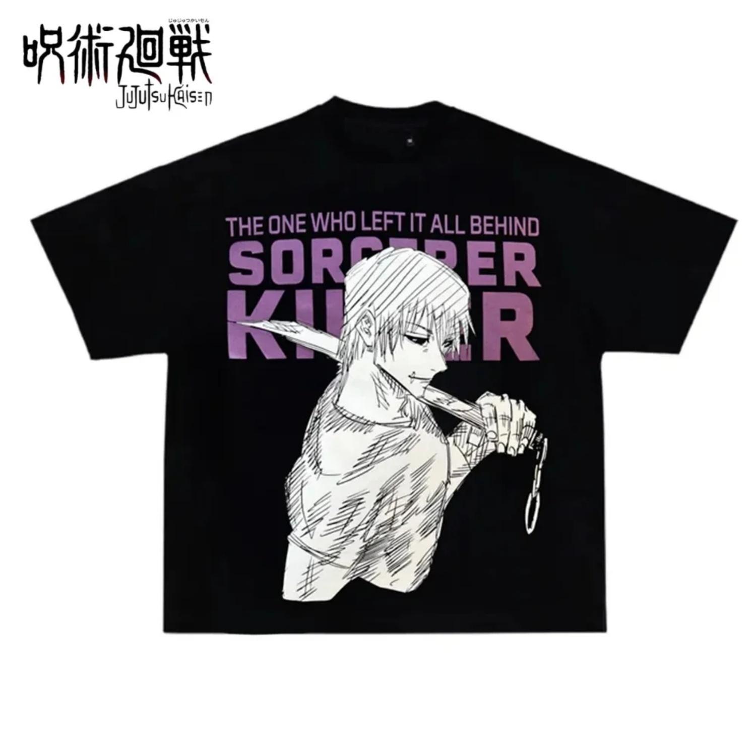 2026 New Fashion Comfortable Parent-child Short-sleeved Shirt Jujutsu Kaisen Anime Print High-quality Breathable Casual T-Shirt XXXXXL чорний
2026 New Fashion Comfortable Parent-child Short-sleeved Shirt Jujutsu Kaisen Anime Print High-quality Breathable Casual T-Shirt XXXXXL чорний