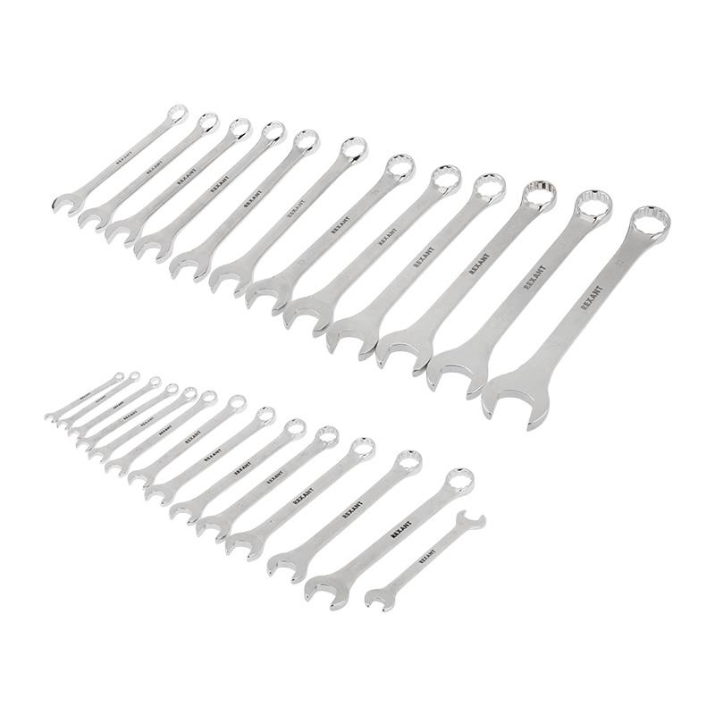 Combination Wrench Set Rexant Combined 6x32 Mm 26 Pcs Crv Polished Chrome 12-5848
Combination Wrench Set Rexant Combined 6x32 Mm 26 Pcs Crv Polished Chrome 12-5848