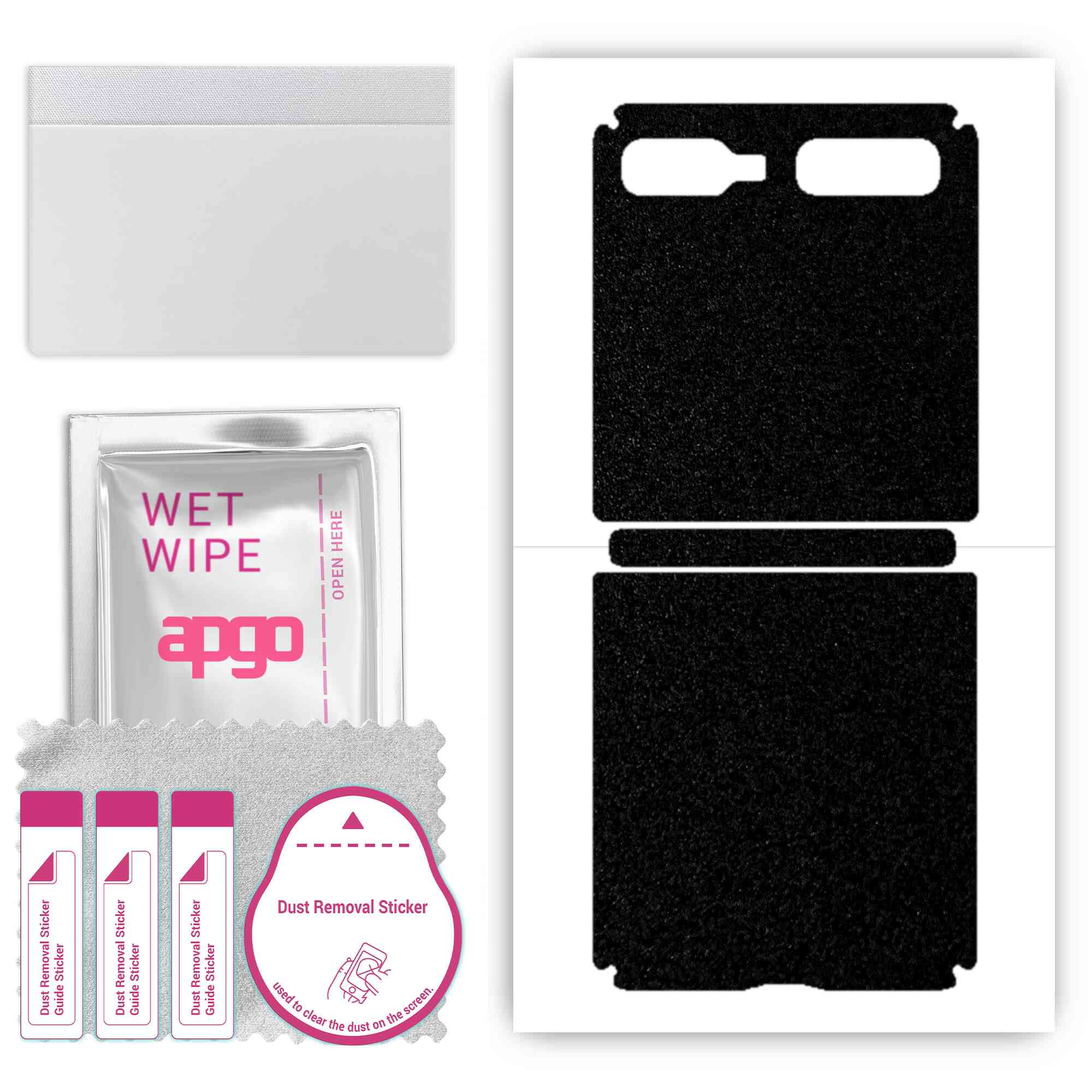 Apgo Protective Skin Sticker для задньої панелі, сумісної з Samsung Galaxy Z Flip (Перша модель), Пакетна плівка, фольга, вініл – візерунок матовий чорний
Apgo Protective Skin Sticker для задньої панелі, сумісної з Samsung Galaxy Z Flip (Перша модель), Пакетна плівка, фольга, вініл – візерунок матовий чорний