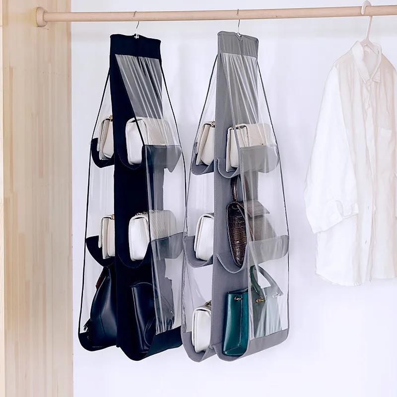 Double-Sided Fabric Hanging Storage Bag for Clothes Handbags Home Organizer Multi-Layer Closet Reusable Durable Space-Saving сірий
Double-Sided Fabric Hanging Storage Bag for Clothes Handbags Home Organizer Multi-Layer Closet Reusable Durable Space-Saving сірий