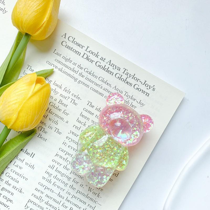 Bear Mobile Phone Airbag Holder Small Fresh Air Glitter Cushion Stable Portable Drama Watching Tool Support Ins
Bear Mobile Phone Airbag Holder Small Fresh Air Glitter Cushion Stable Portable Drama Watching Tool Support Ins