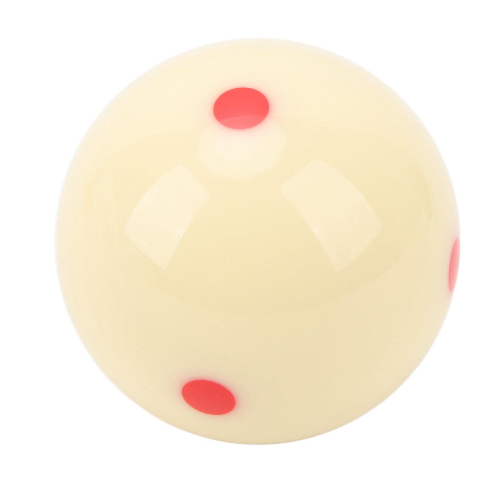 57mm White Billiard Cue Ball 6 Red Dots Anti Scratch Impact Resistant Pool Table Billiard Cue Ball for Game
57mm White Billiard Cue Ball 6 Red Dots Anti Scratch Impact Resistant Pool Table Billiard Cue Ball for Game