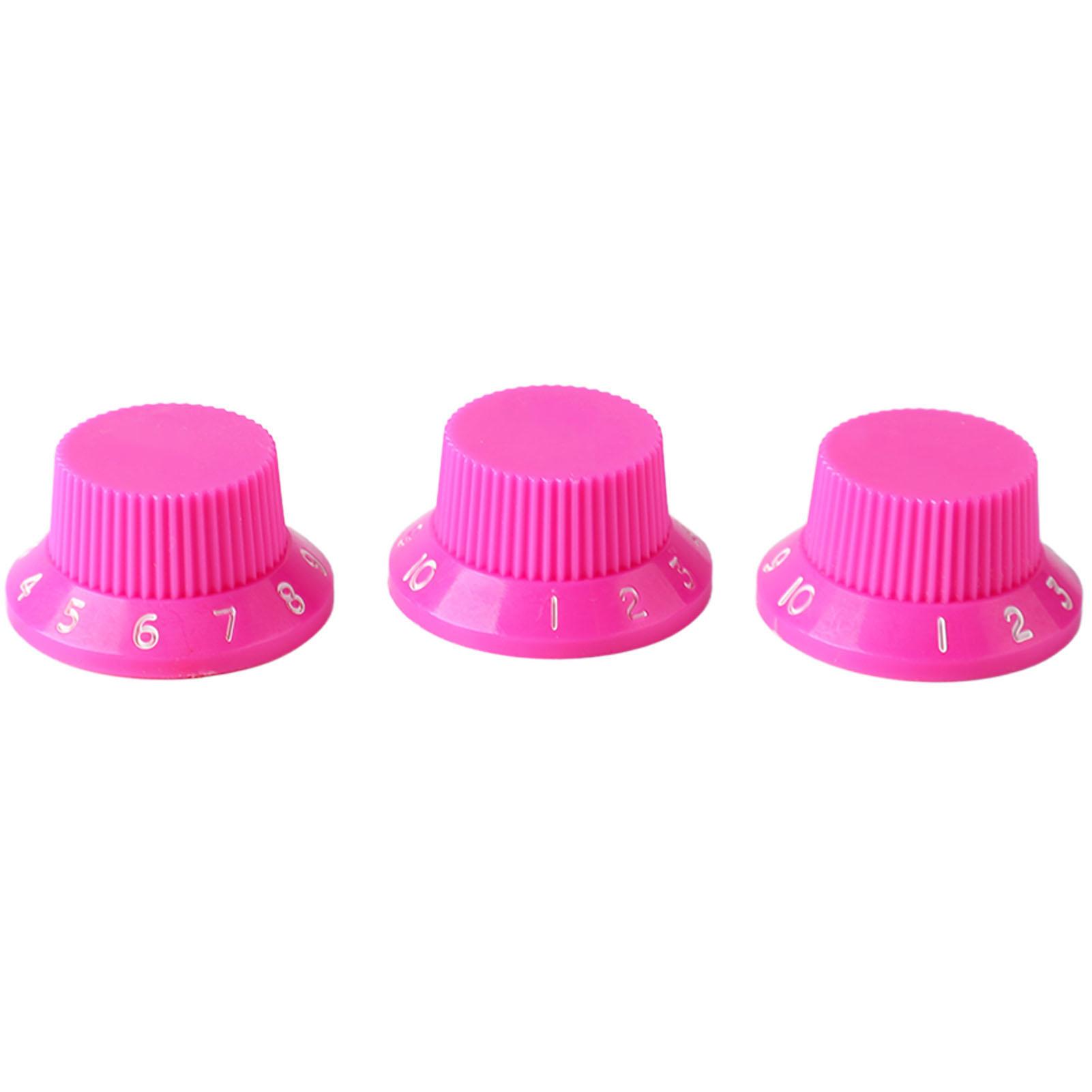 3Pcs Guitar Control Knob Plastic Electric Guitar Top Hat Volume Tone Control Bell Knob Fuchsia белый
3Pcs Guitar Control Knob Plastic Electric Guitar Top Hat Volume Tone Control Bell Knob Fuchsia белый