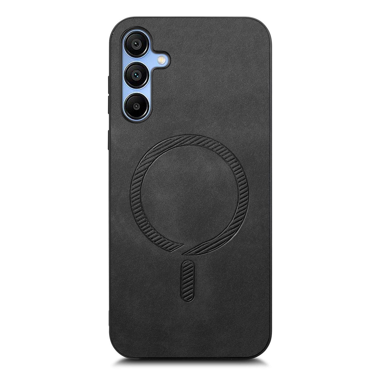 For Samsung Galaxy A15 4G/A15 5G Leather Back Case Compatible with MagSafe Skin-touch Phone Cover Black
For Samsung Galaxy A15 4G/A15 5G Leather Back Case Compatible with MagSafe Skin-touch Phone Cover Black