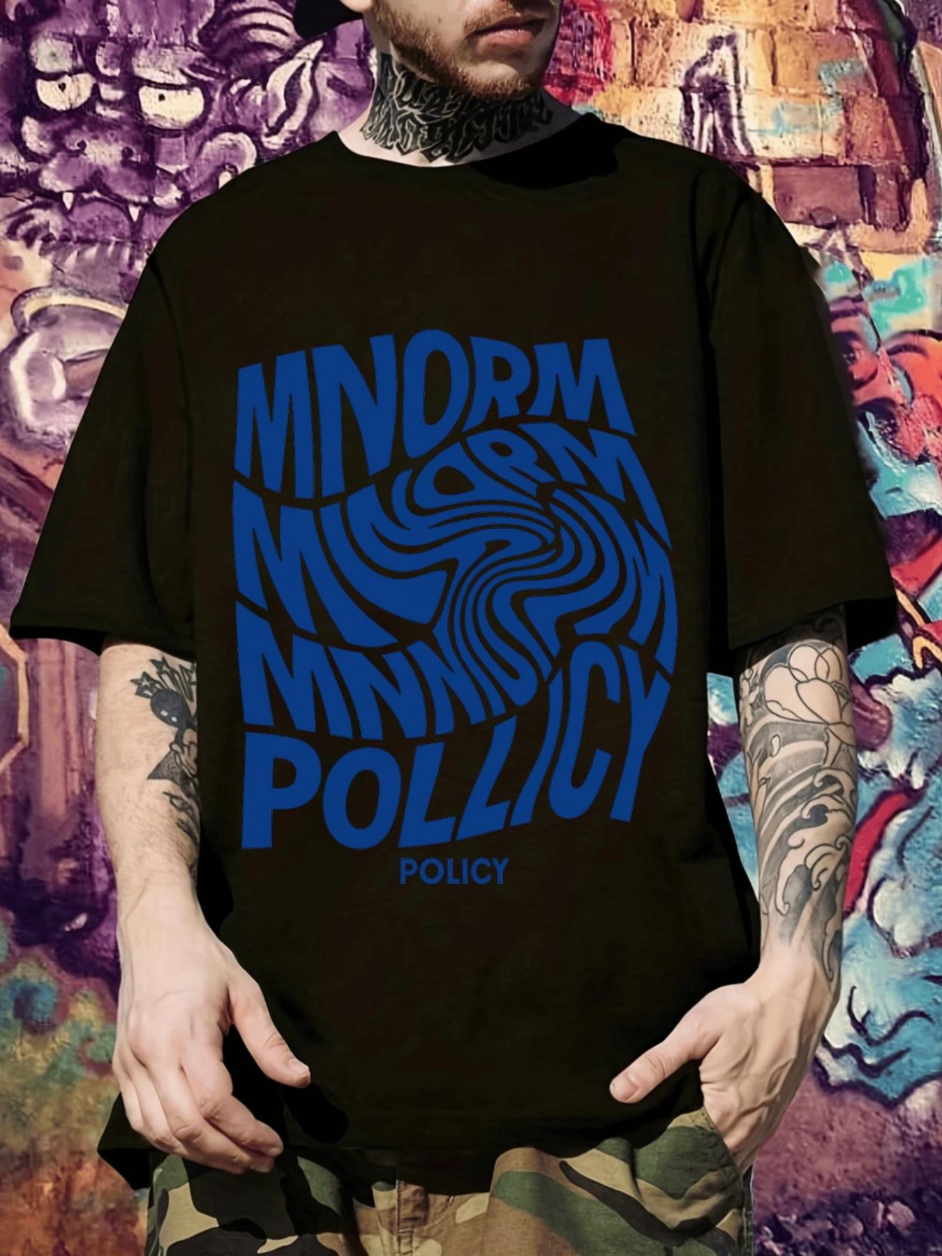 Policy Graphic T-shirt - MINORM POLICY Lettering in Blue L
Policy Graphic T-shirt - MINORM POLICY Lettering in Blue L