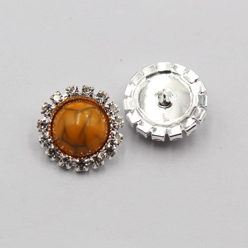 Hot selling 10 pieces of 18MM round turquoise crystal buckle foot button DIY hand sewn clothing invitation letter decoration acc
Hot selling 10 pieces of 18MM round turquoise crystal buckle foot button DIY hand sewn clothing invitation letter decoration acc