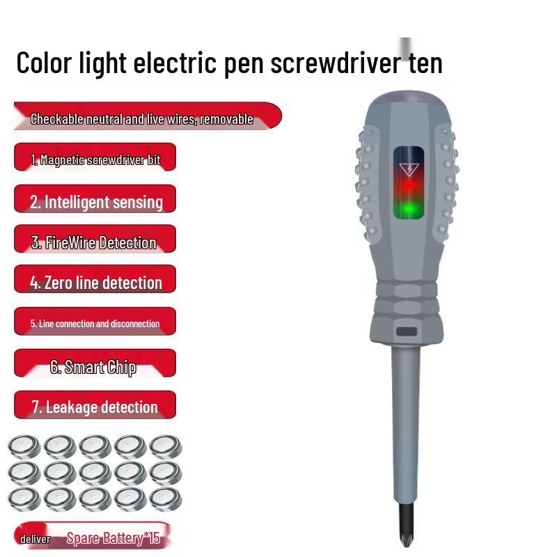 Multifunction Electric Test Pen Screwdriver Set
Multifunction Electric Test Pen Screwdriver Set