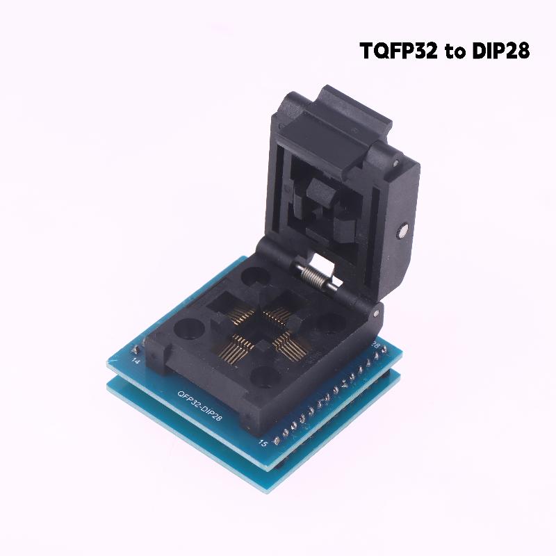 Tqfp32 To Dip28 Tqfp44 To Dip40 Avr Programmer Adapter Chip Test Socket Burning Seat Integrated Circuits as the picture
Tqfp32 To Dip28 Tqfp44 To Dip40 Avr Programmer Adapter Chip Test Socket Burning Seat Integrated Circuits as the picture