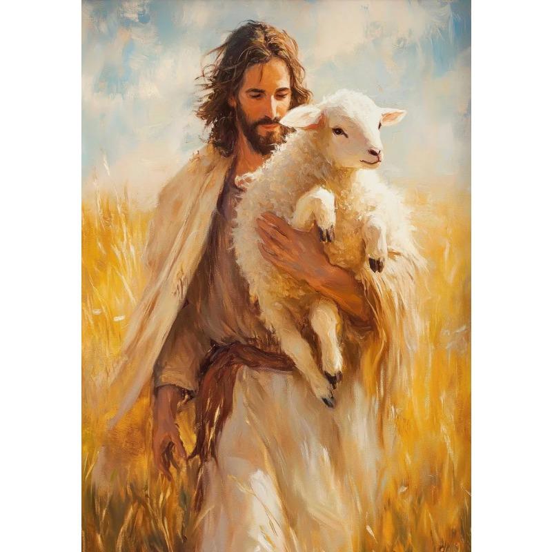 Christian Crucifixion Jesus & Lamb Meditating Mother Mary Poster Print Wall Art Pictures Canvas Painting Living Room Home Decor 21X30CMNo Framed
Christian Crucifixion Jesus & Lamb Meditating Mother Mary Poster Print Wall Art Pictures Canvas Painting Living Room Home Decor 21X30CMNo Framed