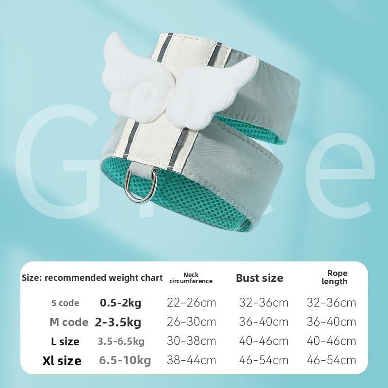 Pet Angel Wings, Dog Vest, Leash, Cat Out Chest and Back Strap, Anti-escape Dog Walking Leash, Cat and Dog S зелёный
Pet Angel Wings, Dog Vest, Leash, Cat Out Chest and Back Strap, Anti-escape Dog Walking Leash, Cat and Dog S зелёный