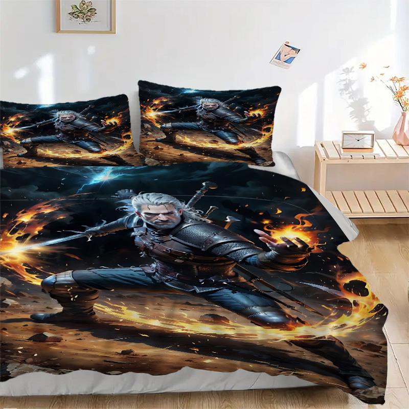 3pcs Flame Warrior Cover Set, 1 Cover + 2 Pillowcases (No Insert), Bedding for All Seasons, Bedding,Bedroom Decor yy250922088 135x200cm
3pcs Flame Warrior Cover Set, 1 Cover + 2 Pillowcases (No Insert), Bedding for All Seasons, Bedding,Bedroom Decor yy250922088 135x200cm