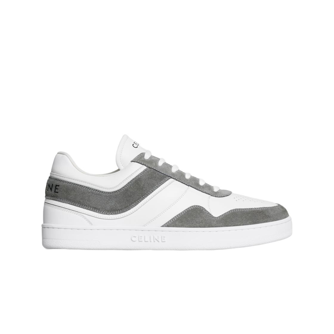 Celine Trainer Low Lace-up Sneakers In Suede Calfskin Calfskin Grey Optic White IT 43
Celine Trainer Low Lace-up Sneakers In Suede Calfskin Calfskin Grey Optic White IT 43